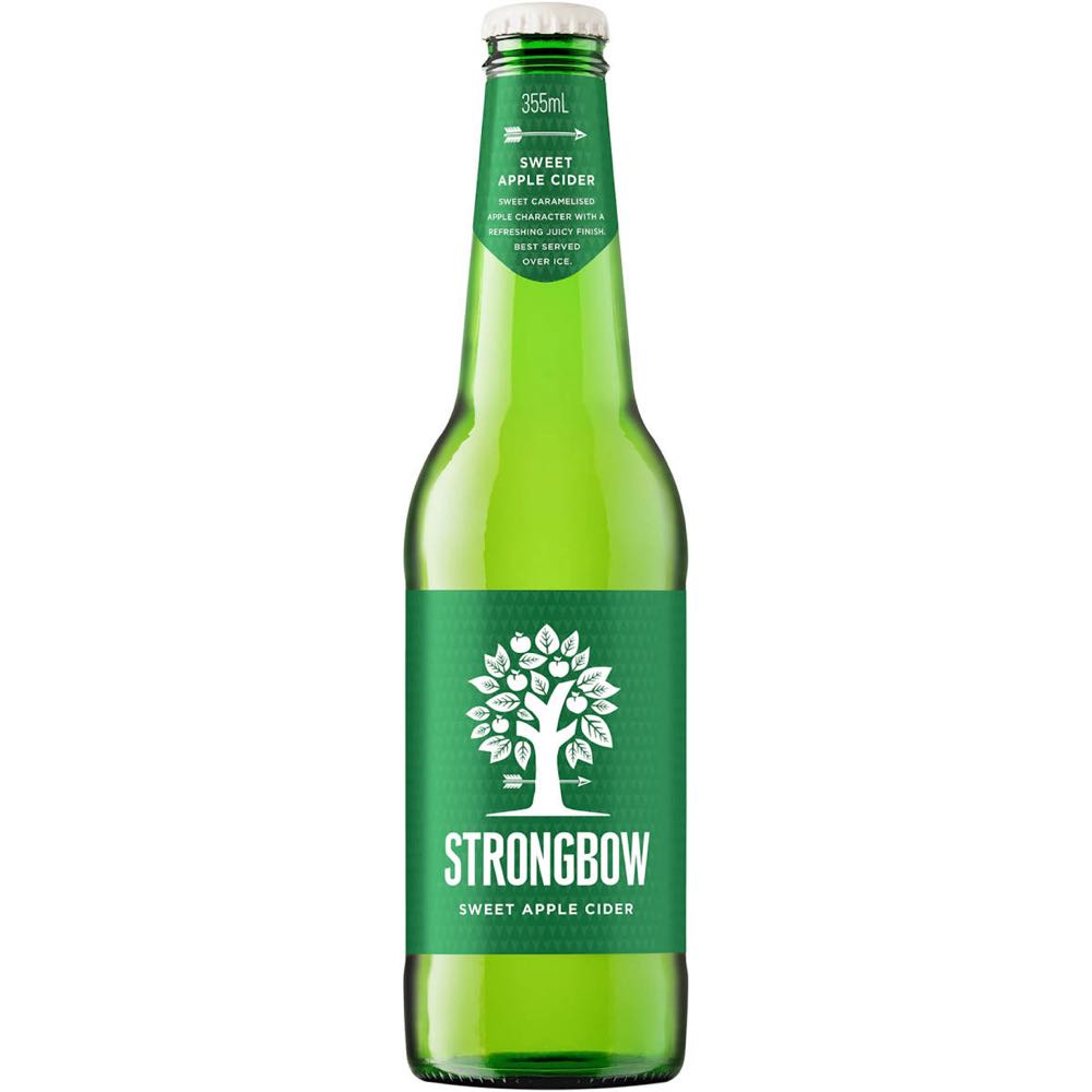 Strongbow Sweet Apple Cider - Strongbow (355mL) alcohol collectible [Barcode 9320000114707] - Main Image 3
