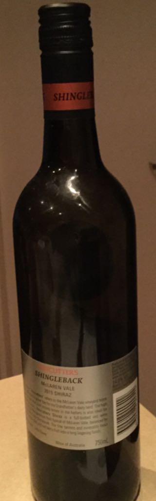 Haycutters Shingleback - Mc laren Vale (750 mL) alcohol collectible [Barcode 9329448000542] - Main Image 2