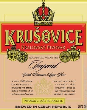 Krusovice - Krusovice (0,5L) alcohol collectible - Main Image 1