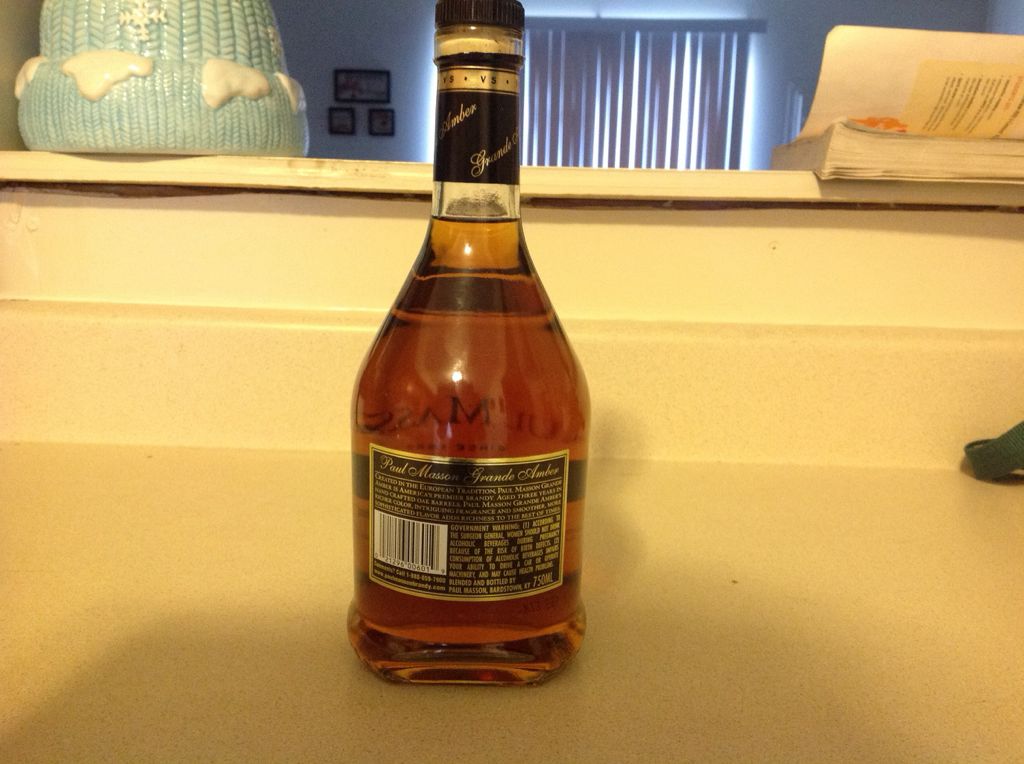 Paul Masson Grande Amber Brandy - Paul Masson (50 mL) alcohol collectible - Main Image 2