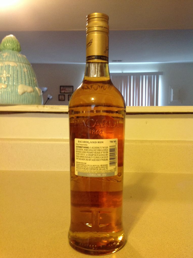 Bacardi Gold - Bacardi (60mL) alcohol collectible - Main Image 2