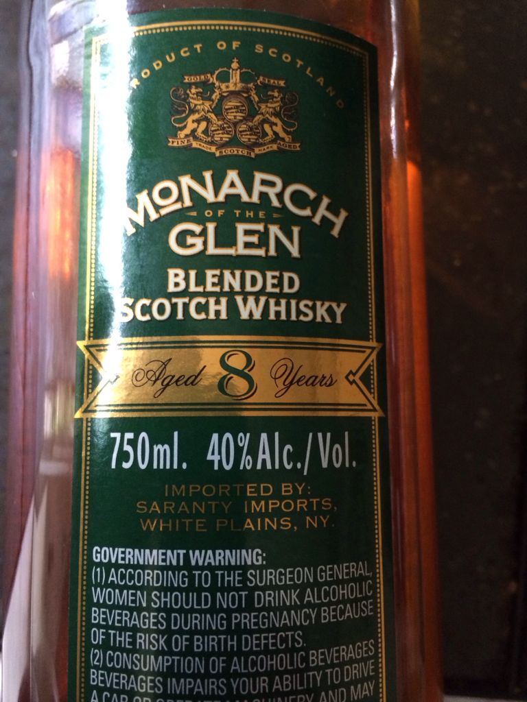 Monarch Glen - Glen Monarch (750 mL) alcohol collectible - Main Image 2