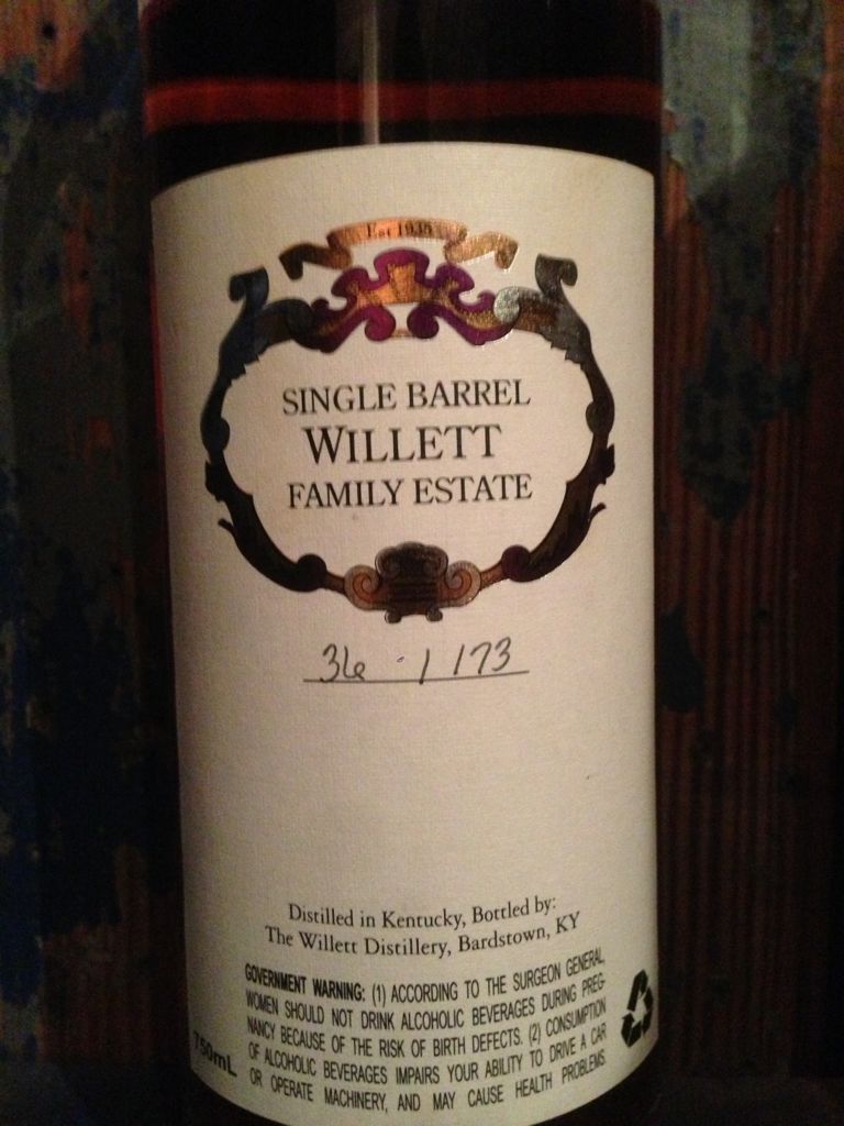 Willett Estate 6 Year Single Barrel Rye - Willett (750 mL) alcohol collectible - Main Image 2