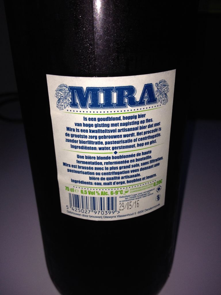 Mira Tripel Hop - Dilewyns (750 mL) alcohol collectible - Main Image 2