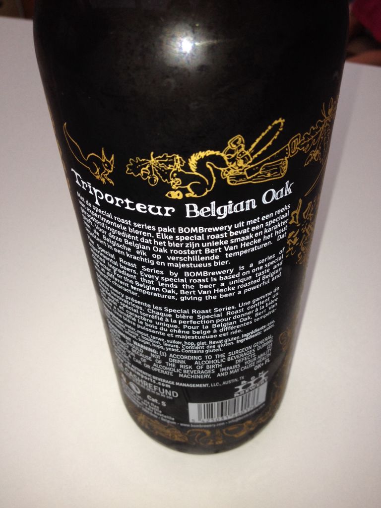 Triporteur Belgian Oak - Bom Brewery (750 mL) alcohol collectible - Main Image 2