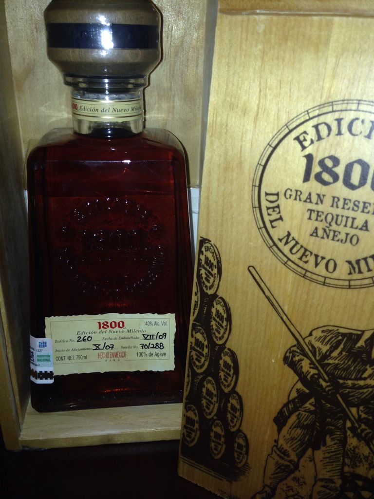 1800 Gran Reserva Tequila Anejo - Ex Hacienda Los Camichines (750 mL) alcohol collectible - Main Image 2