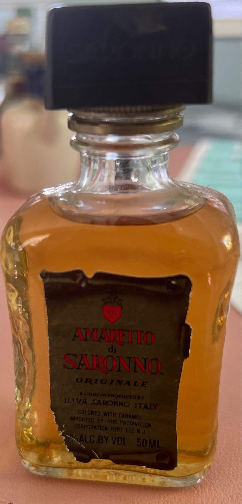 Amaretto Di Saronno - Illva Saronno (50 mL) alcohol collectible - Main Image 3
