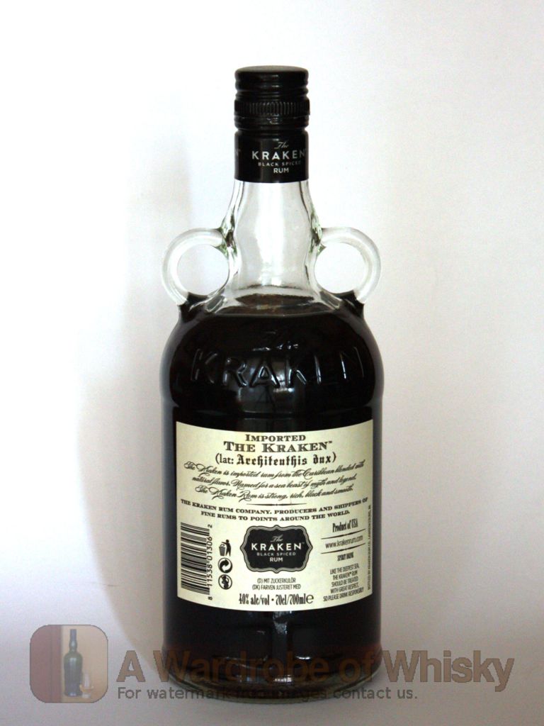 Kraken Black Rum - Proximo Spirits (1000 mL) alcohol collectible - Main Image 2