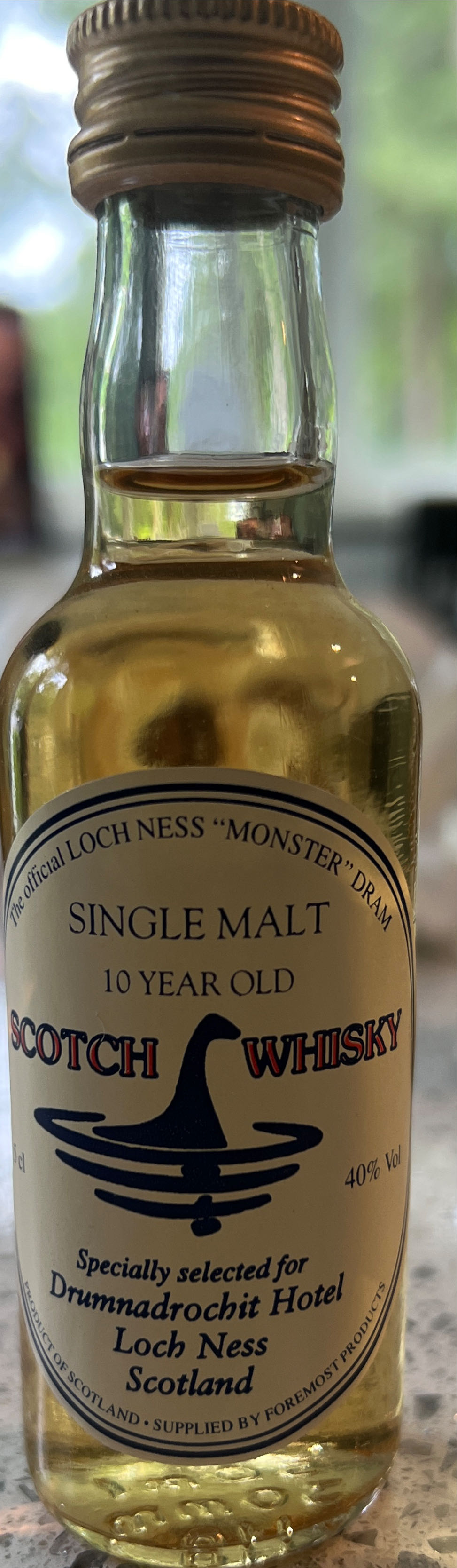 Loch Ness Scotch Whisky - - (50 mL) alcohol collectible - Main Image 2