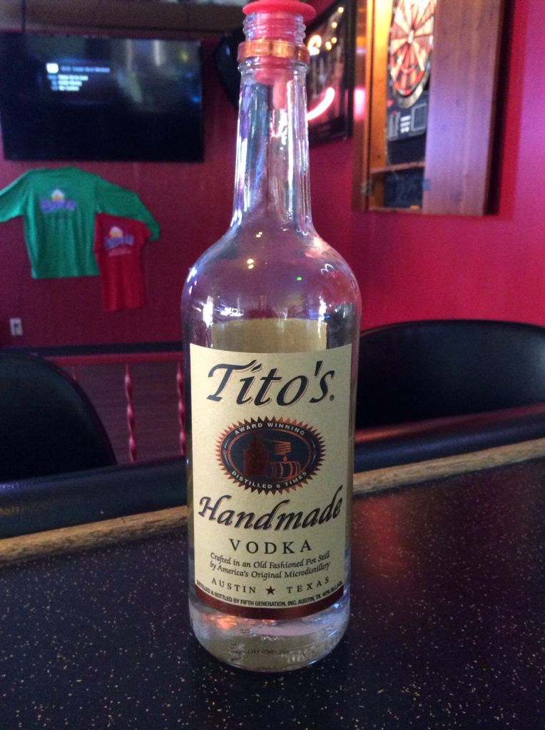 Tito’s Hand Made Vodka - Titos Vodka Co (1L) alcohol collectible - Main Image 1