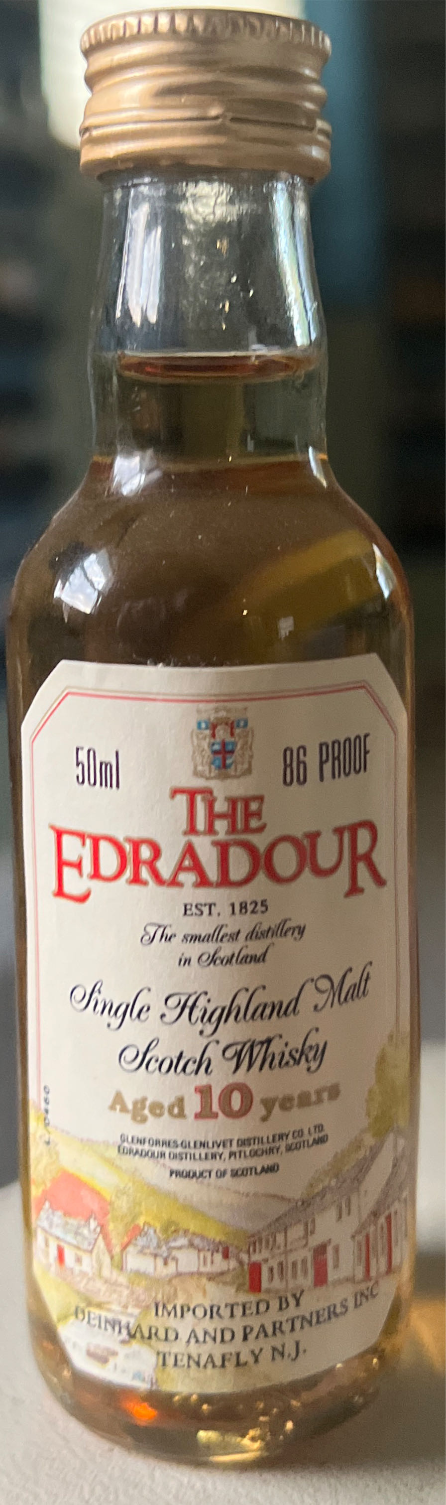 The Edradour  Single Highland Malt Scotch Whisky 10yo - Edradour Distillery Company, Ltd. (700 mL) alcohol collectible - Main Image 3