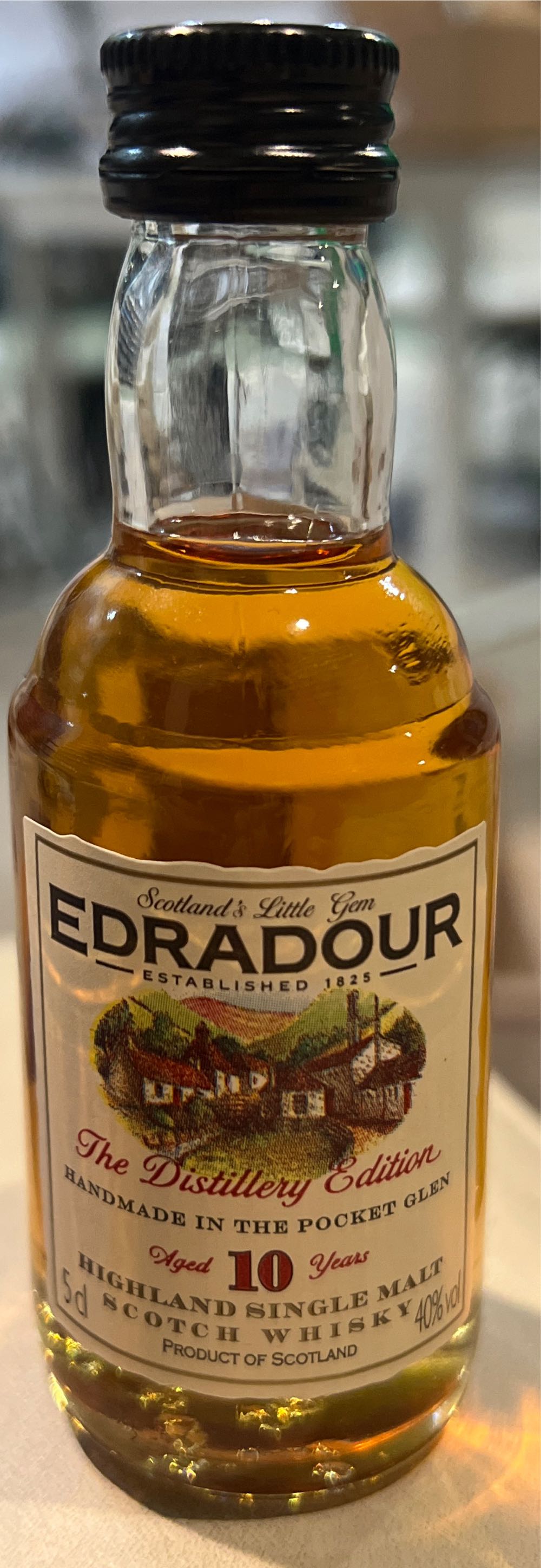 The Edradour  Single Highland Malt Scotch Whisky 10yo - Edradour Distillery Company, Ltd. (700 mL) alcohol collectible - Main Image 4