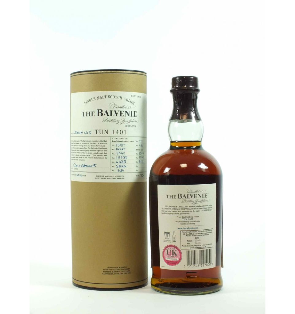 The Balvenie TUN 1401 Batch 8 - The Balvenie Distillery (700 mL) alcohol collectible - Main Image 2