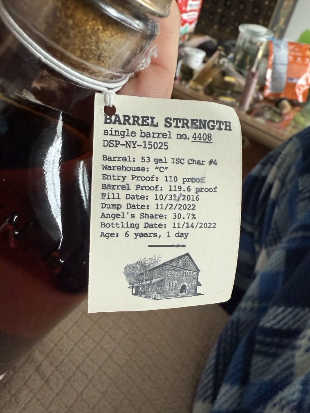 Kings County Barrel Strength Empire Rye - Kings County Distillery (750 mL) alcohol collectible - Main Image 3