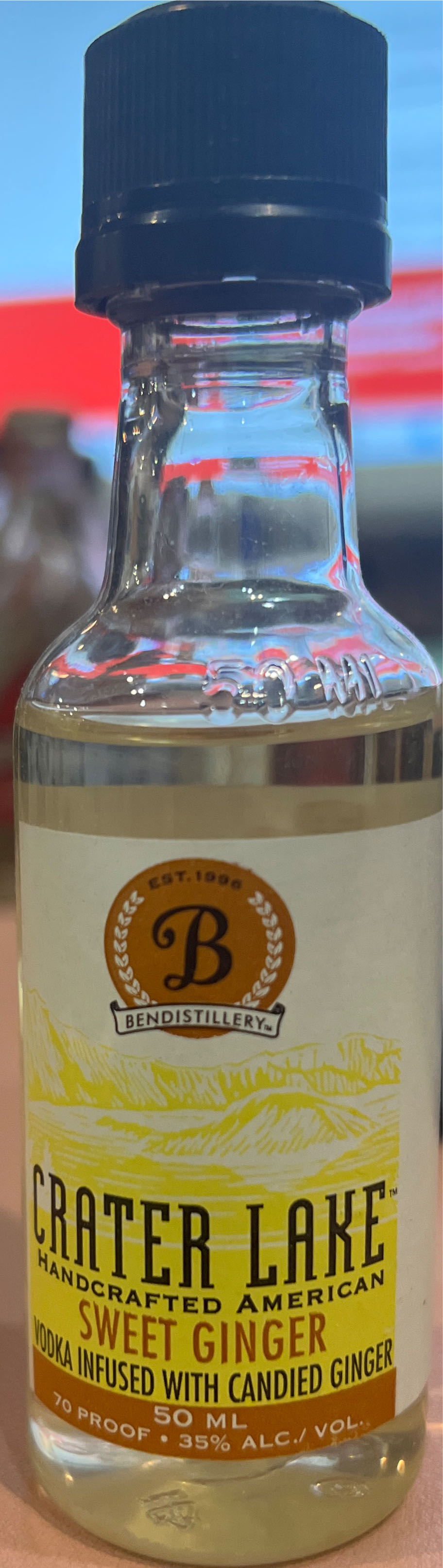 Crater Lake Sweet Ginger Vodka - Bendistillery (750 mL) alcohol collectible - Main Image 2