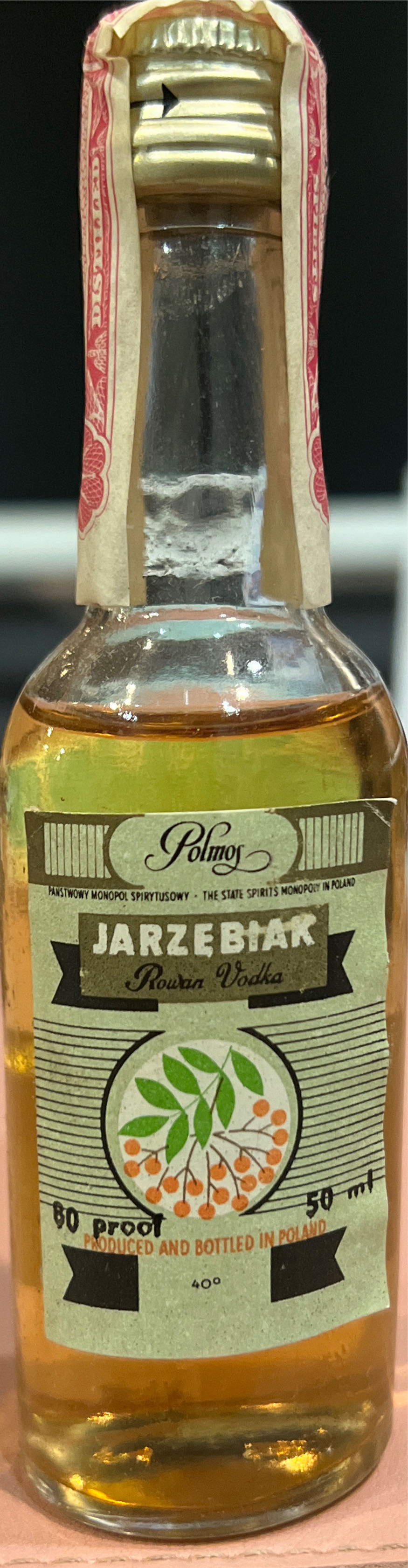 Jarzebiak - Polmos (50 mL) alcohol collectible - Main Image 2