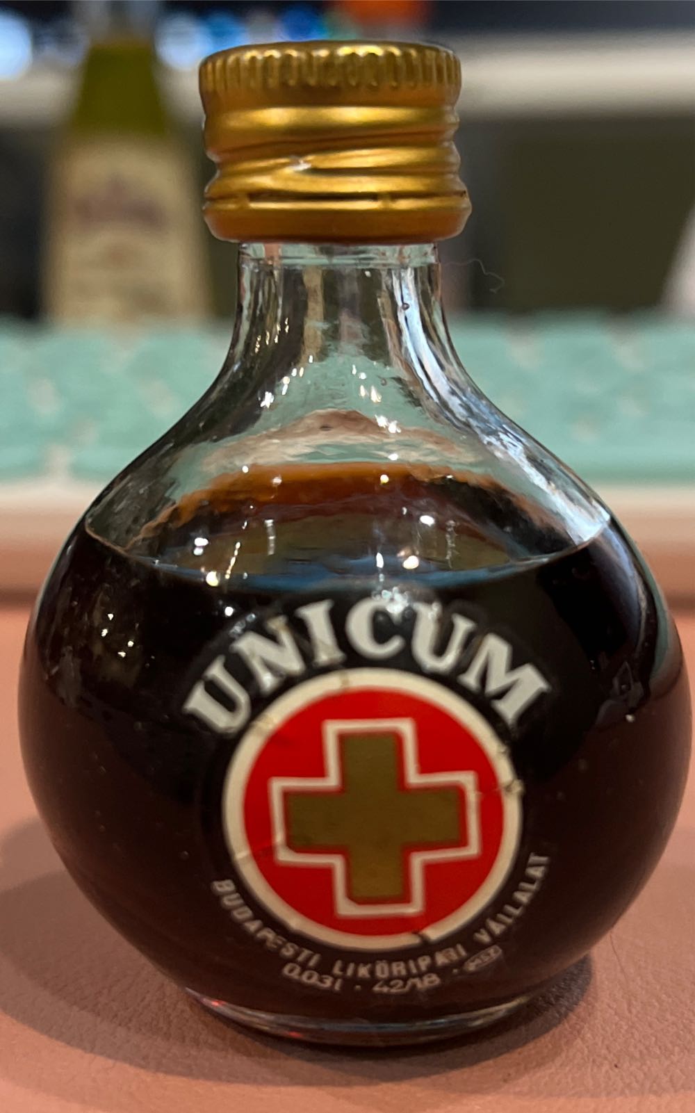 Unicum - Zwack Unikum (30 mL) alcohol collectible - Main Image 2