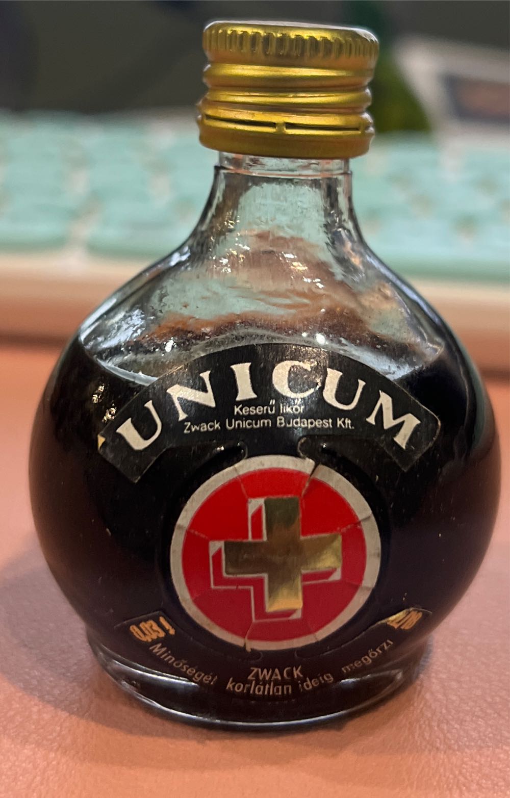 Unicum - Zwack Unikum (30 mL) alcohol collectible - Main Image 3
