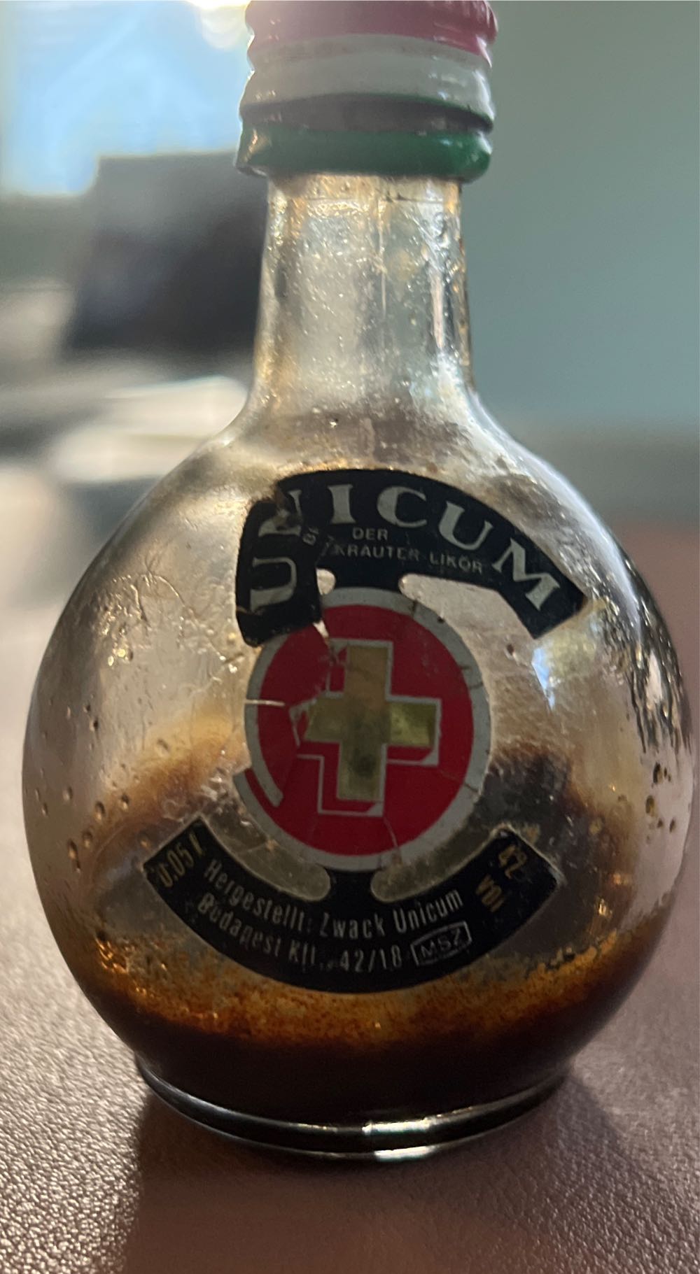 Unicum - Zwack Unikum (30 mL) alcohol collectible - Main Image 4