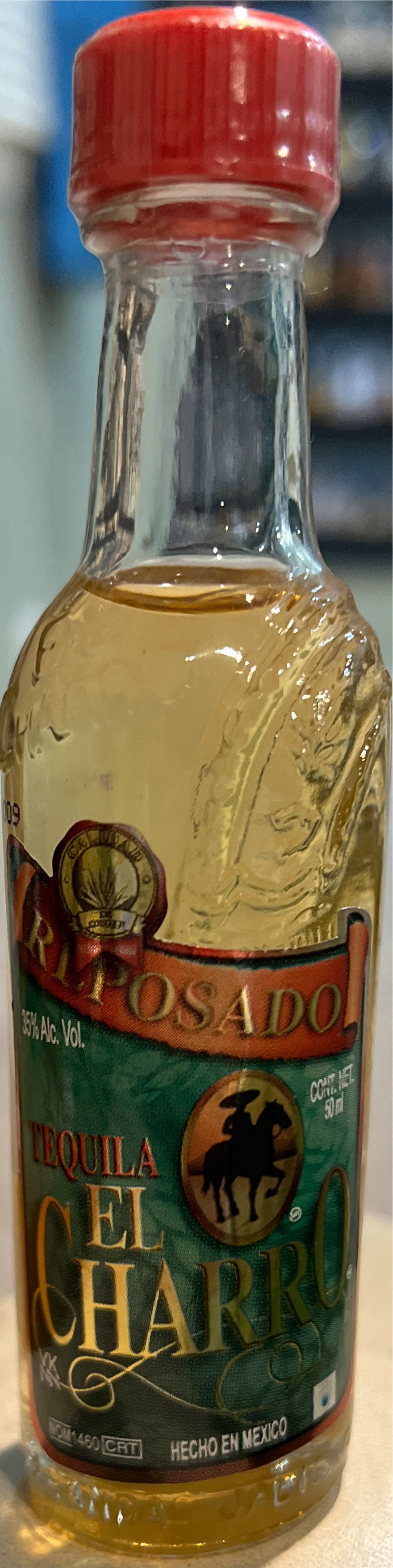 El Charro Tequila - Compania Tequilera de Arandas, S.A. de C.V. (50mL) alcohol collectible - Main Image 4