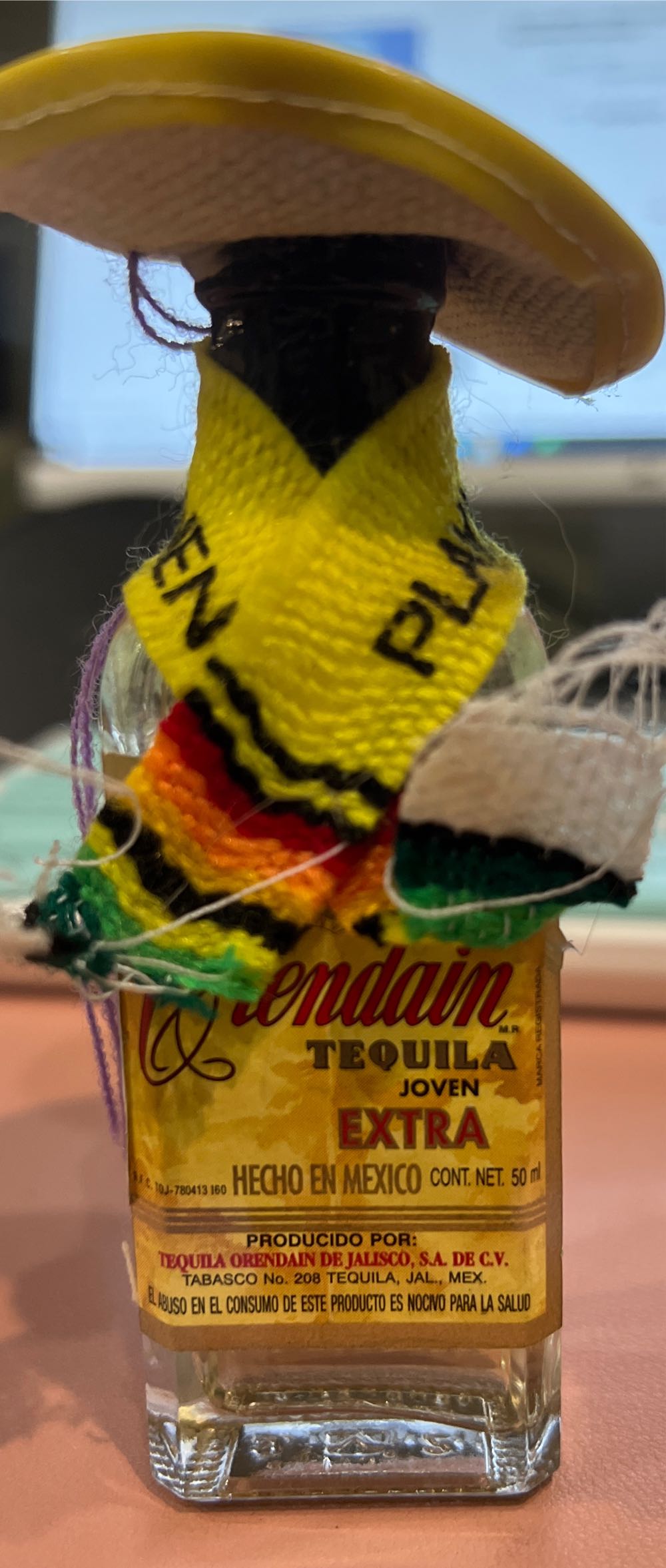 Orendain Extra Reposado - Tequila Orderdain De Jalisco, S.A. de C.V. (50 mL) alcohol collectible - Main Image 2