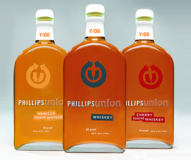 Phillips Union Vanilla Whiskey - Phillips Products Co (500 mL) alcohol collectible - Main Image 2