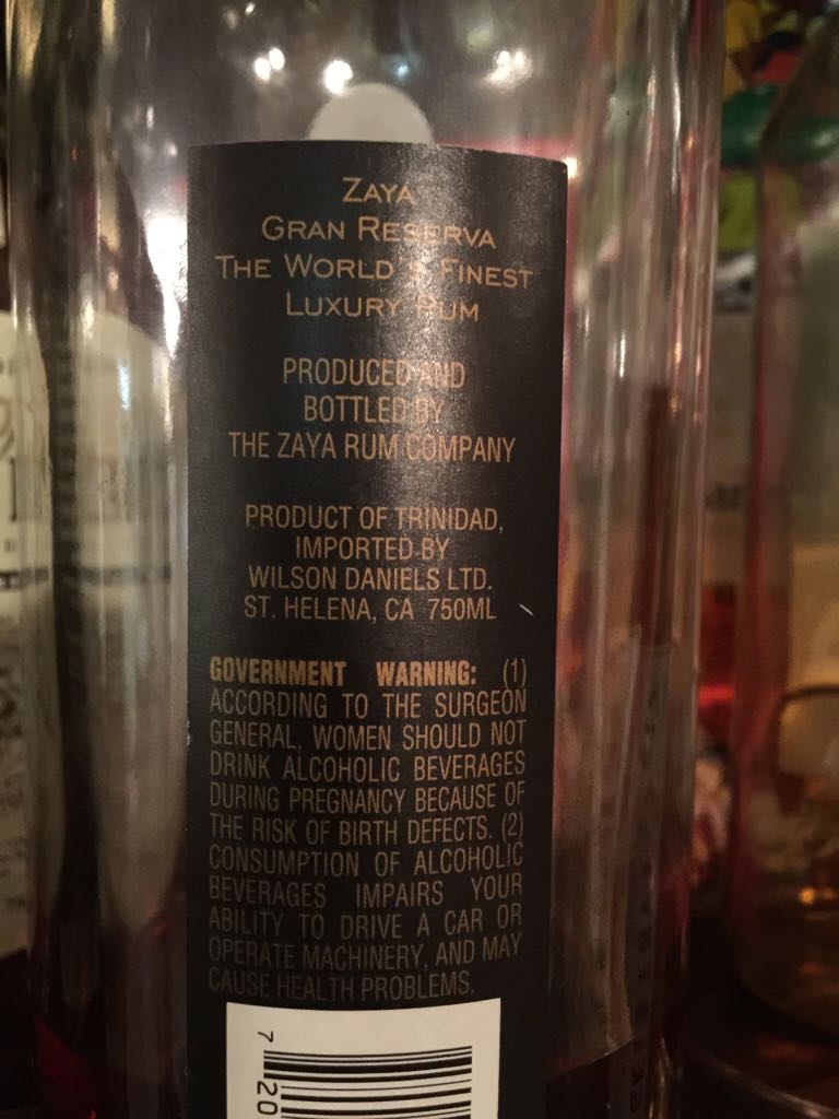 Zaya - Wilson daniels alcohol collectible - Main Image 2