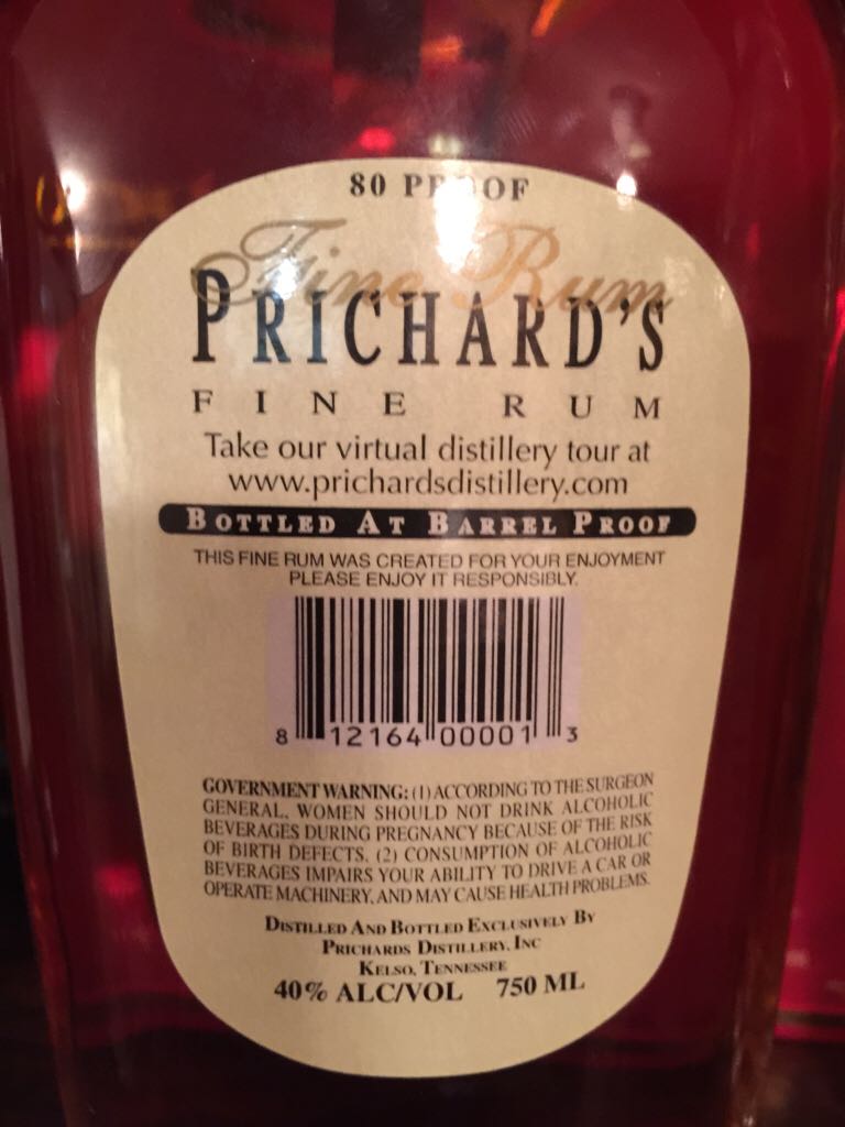 Pritchards - Pritchards alcohol collectible - Main Image 2
