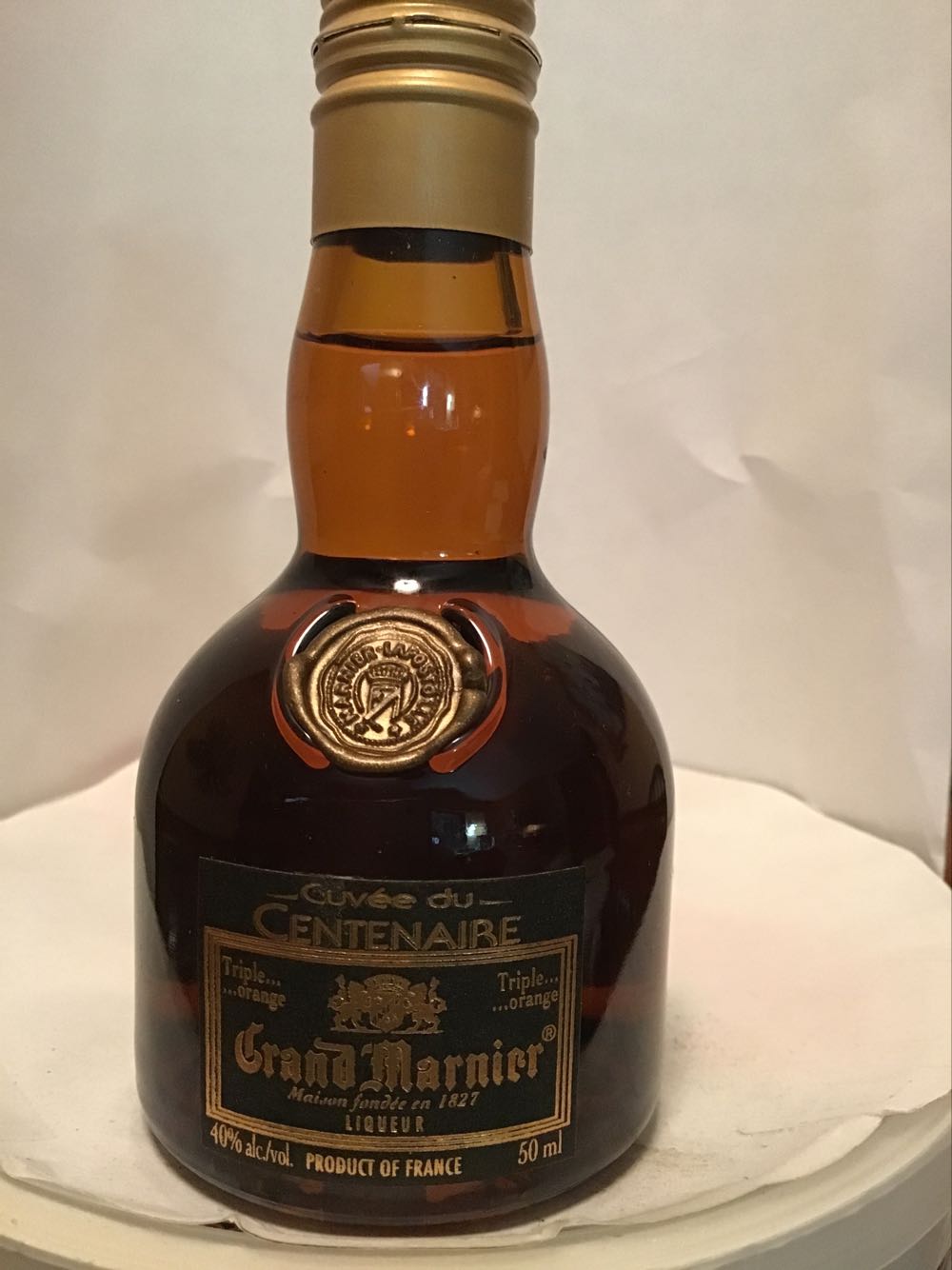 Grand Marnier Signature Cillection No 2 & Original & Centeraire & Cent Cinquantenaire - France (50 mL) alcohol collectible - Main Image 3