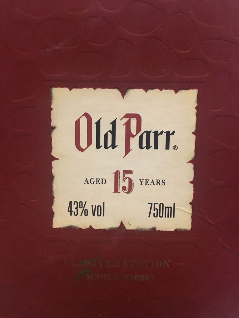 Old Parr 15 - Samuel Greenlees (750 mL) alcohol collectible - Main Image 2
