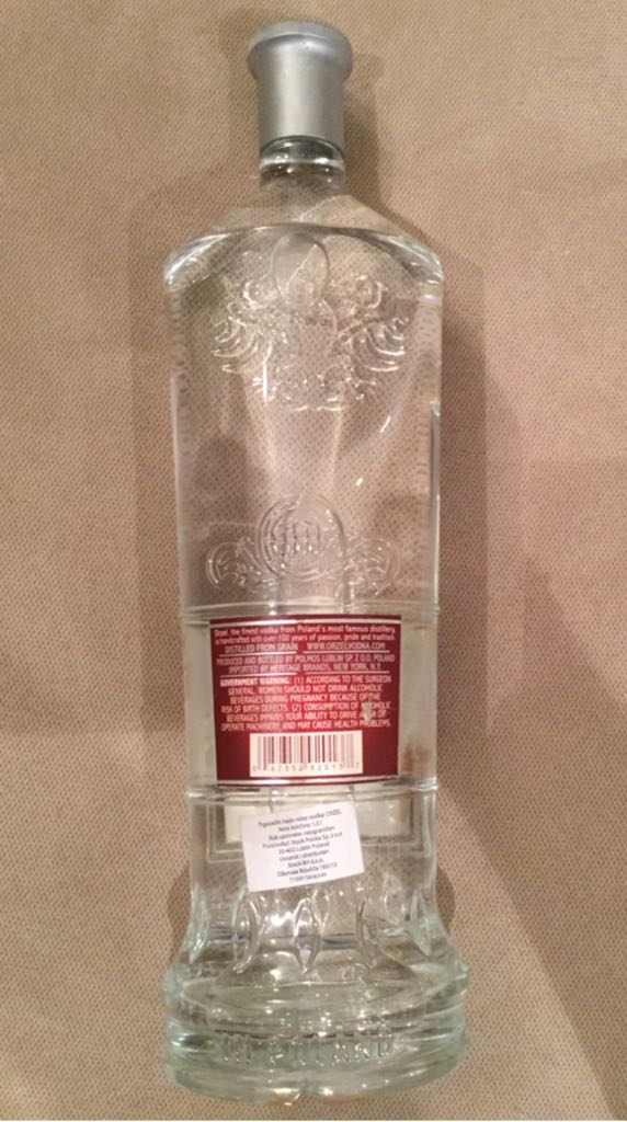 Orzel Polska Wodka - Polmos-Lublin/Stock Polska (1L) alcohol collectible - Main Image 2