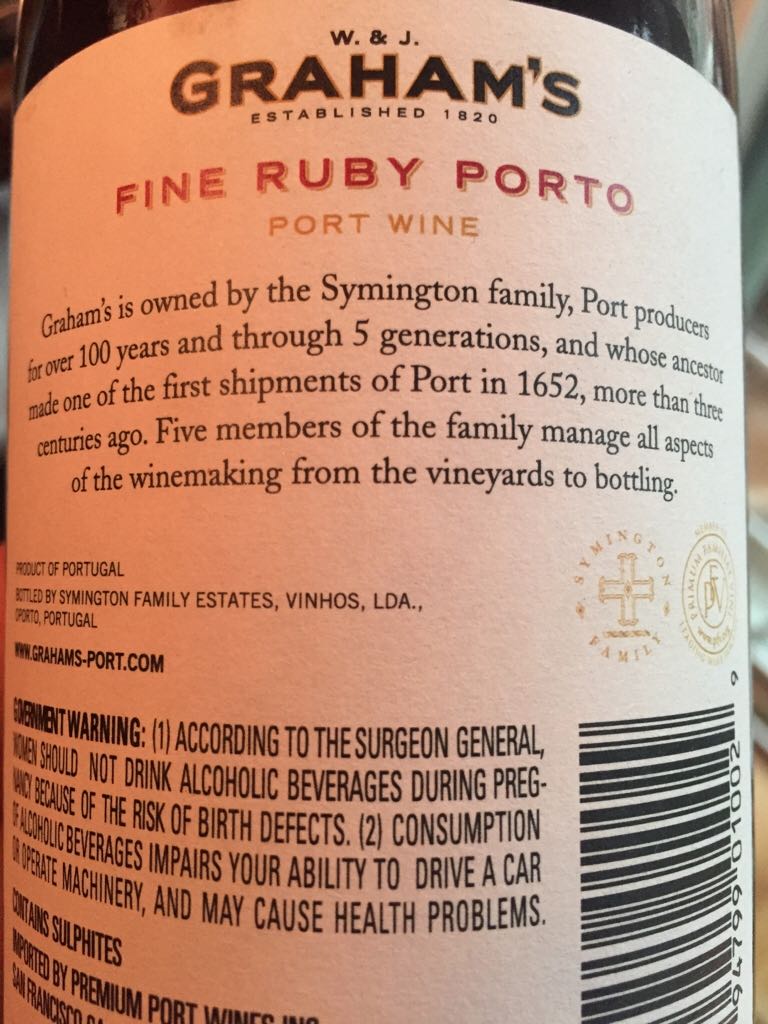 W.  & J. Graham’s Late Bottled Vintage Port - W. & J. Graham & Co. (750 mL) alcohol collectible - Main Image 2