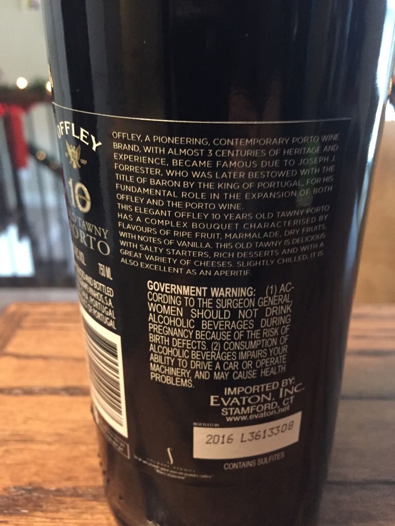 Offley Old Tawny Porto - Offley, A. Pioneering - Joseph J. Forrester (750 mL) alcohol collectible - Main Image 2