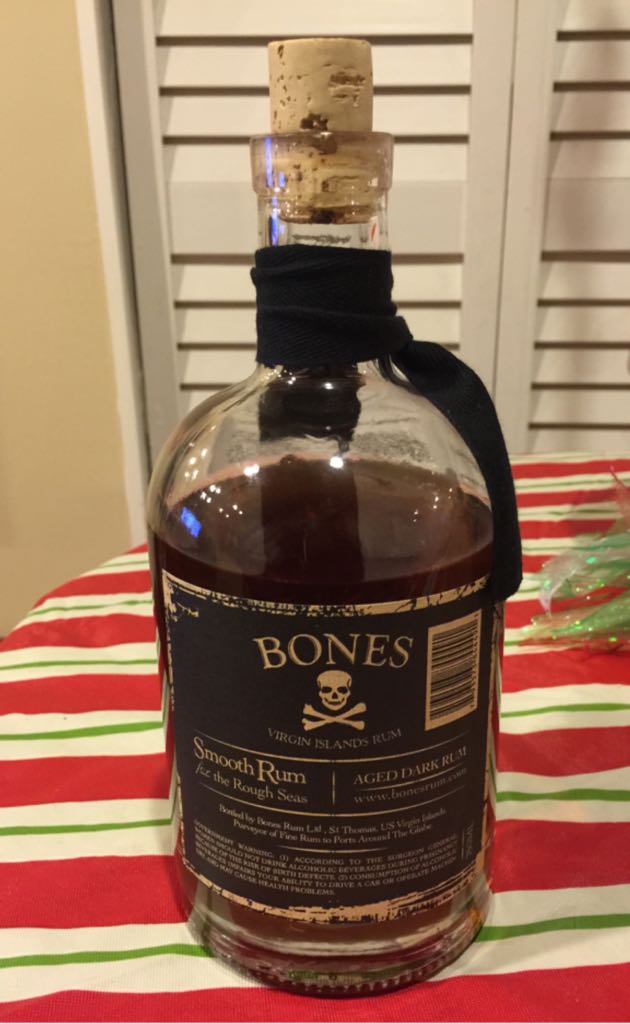 Bones Virgin Islands Rum - Virgin Islands (750 mL) alcohol collectible - Main Image 2