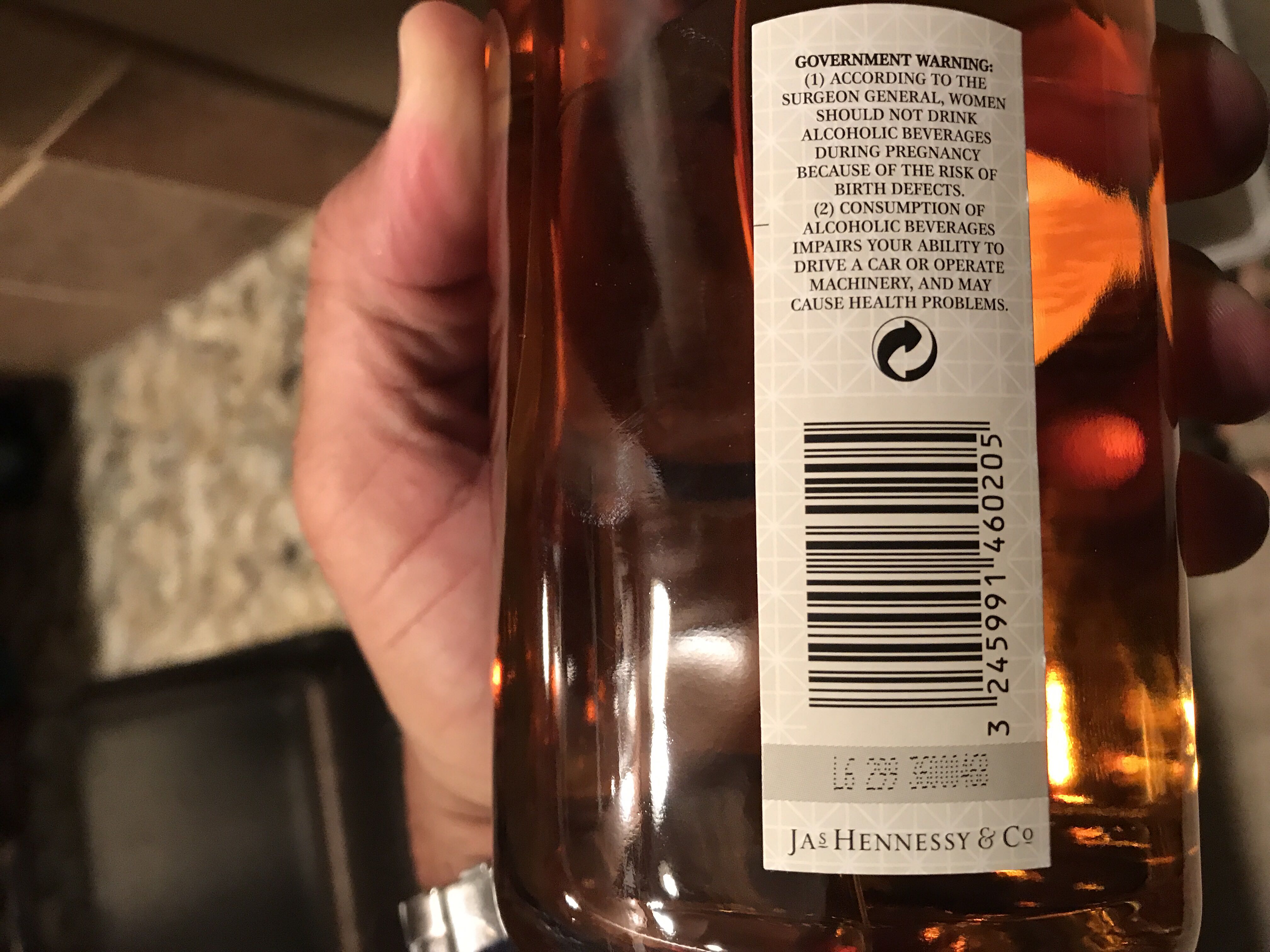 Hennessy Pure White Cognac - Jas Hennessy & Co. (750 mL) alcohol collectible - Main Image 2