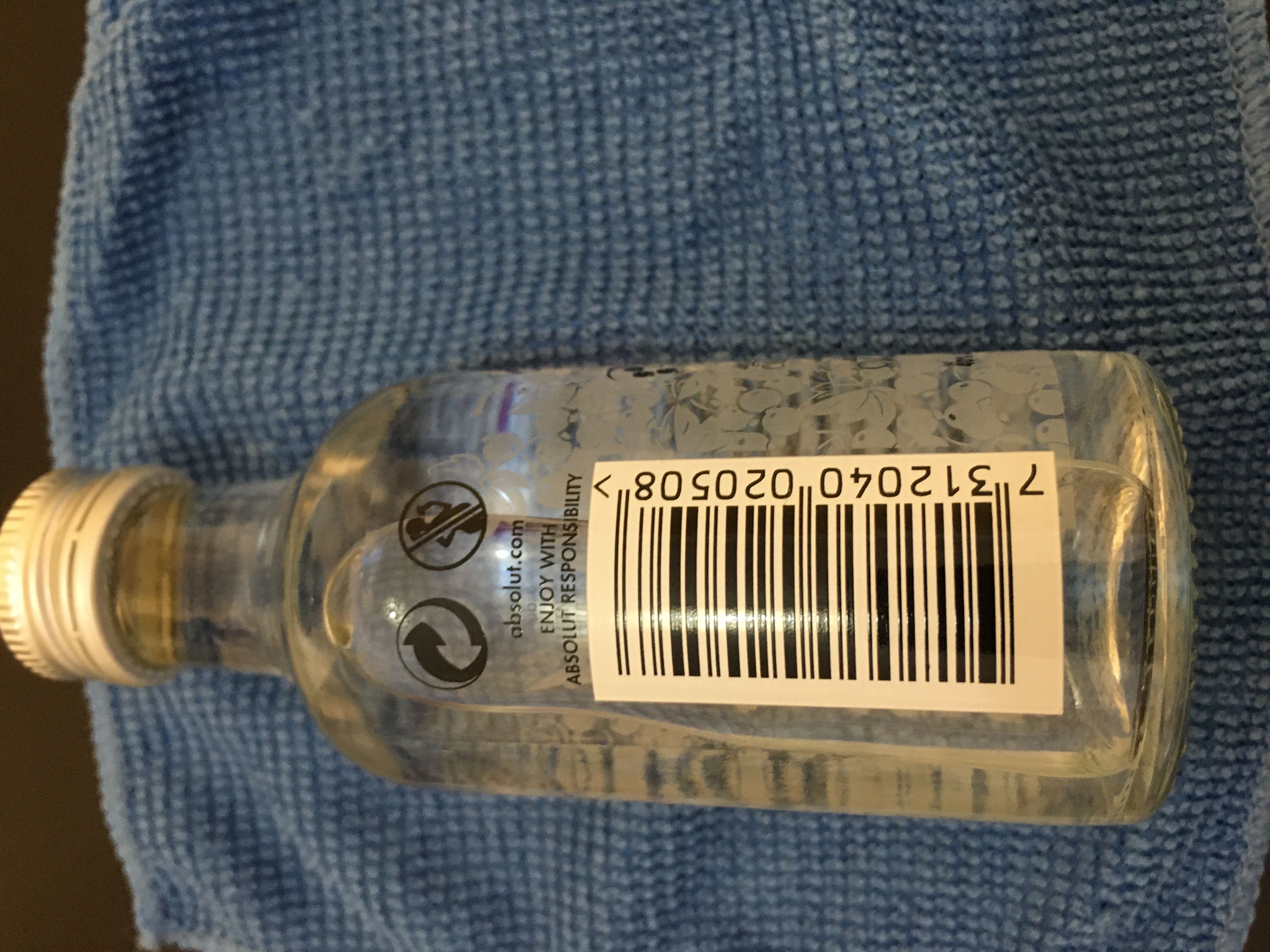 Absolut - Kurant Vodka - Absolut Spirits Co. (50 mL) alcohol collectible - Main Image 2