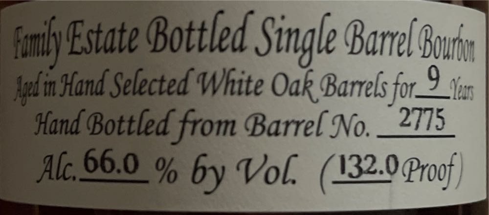 Willett 9yr - Willett Distillery (750 mL) alcohol collectible - Main Image 3