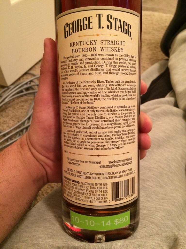 George T. Stagg 2014 - Buffalo Trace (750 mL) alcohol collectible - Main Image 2