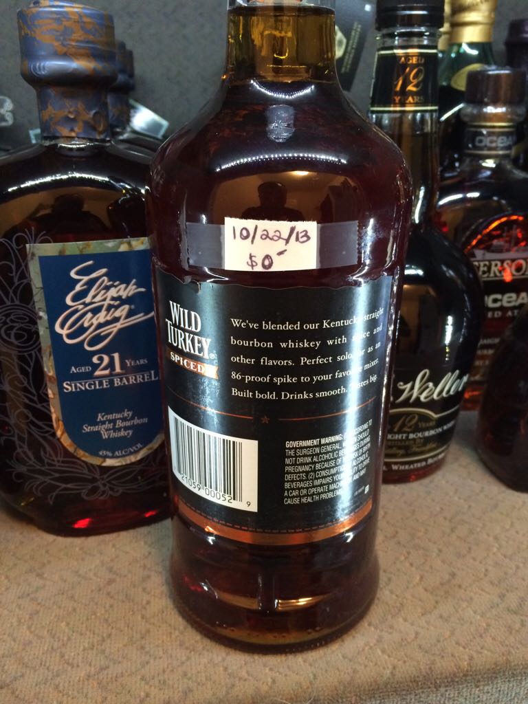 Wild Turkey Spiced - Wild Turkey Distillery (1L) alcohol collectible - Main Image 2