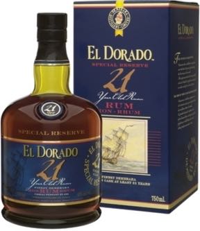 El Dorado 21 Years - Demerara Distillers, Ltd (50 mL) alcohol collectible - Main Image 2