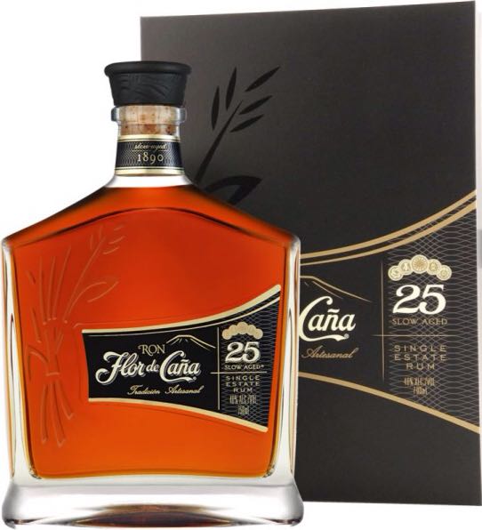 Flor De Cana 25 Years - Compania Licorera de Nicaragua (750 mL) alcohol collectible - Main Image 2