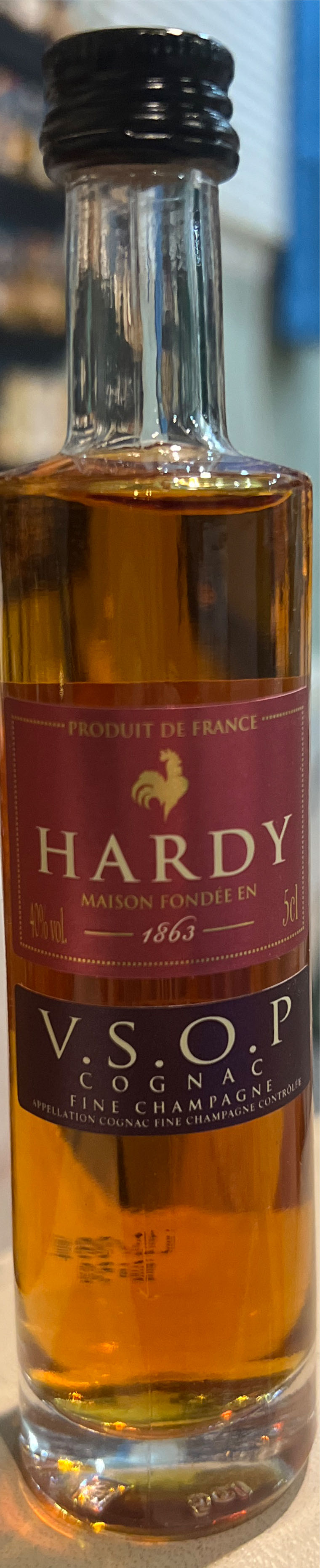 Hardy V.S.O.P - A Hardy & Co. (750 mL) alcohol collectible - Main Image 2