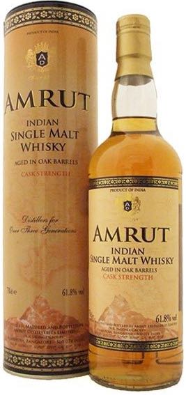 Amrut Indian Single Malt - Amrut Distilleries Ltd (700 mL) alcohol collectible - Main Image 2