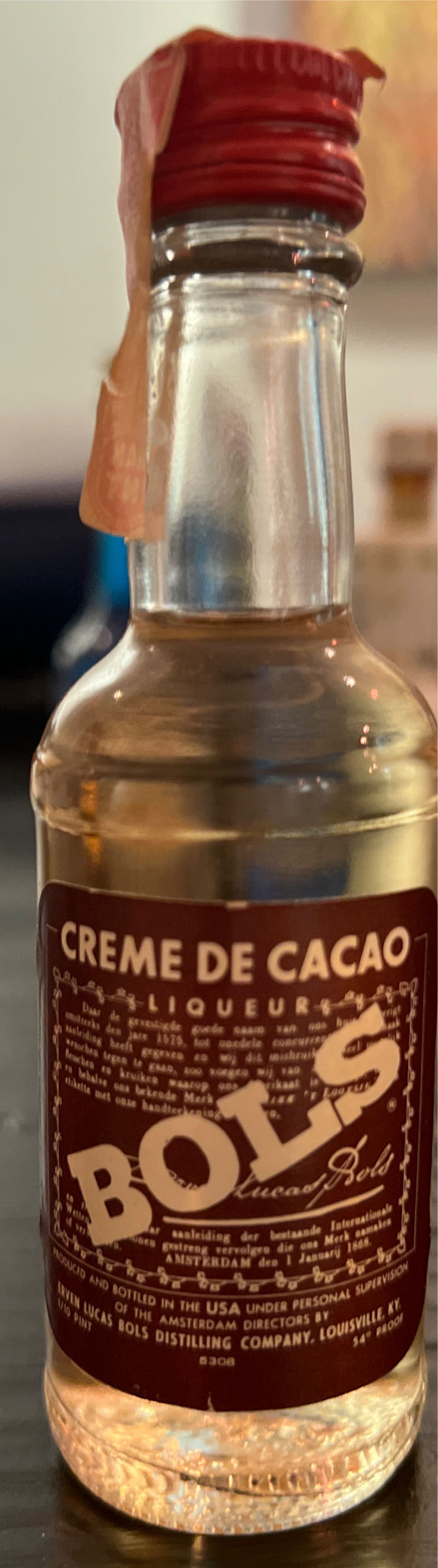 Bols Creme De Cacao - Bols Royal Distilleries (1L) alcohol collectible - Main Image 3