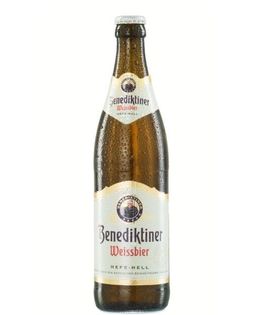 Benediktiner Weissbier - Licher Privatbrauerei Jhring-Melchior, 35423 Lich (Hessen) (500 mL) alcohol collectible - Main Image 2