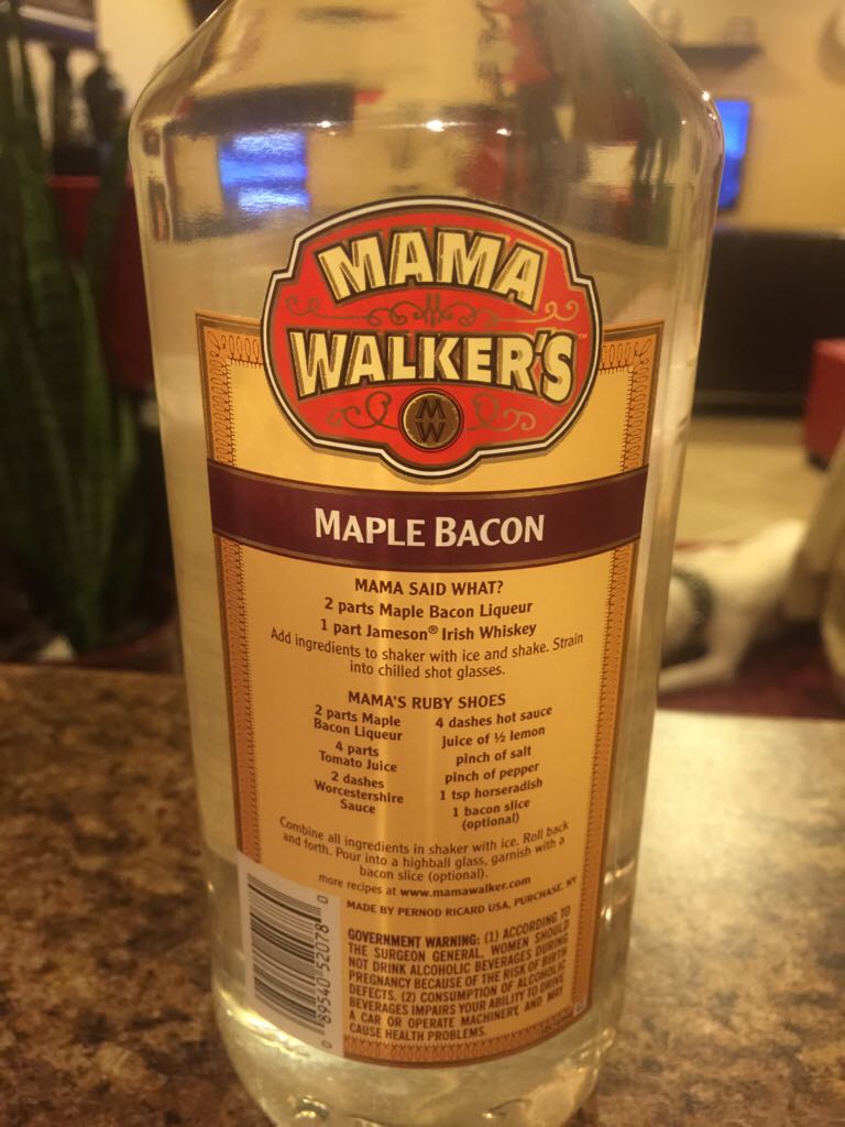 Mama Walker’s Maple Bacon - Homestyle Goodness (750 mL) alcohol collectible - Main Image 2