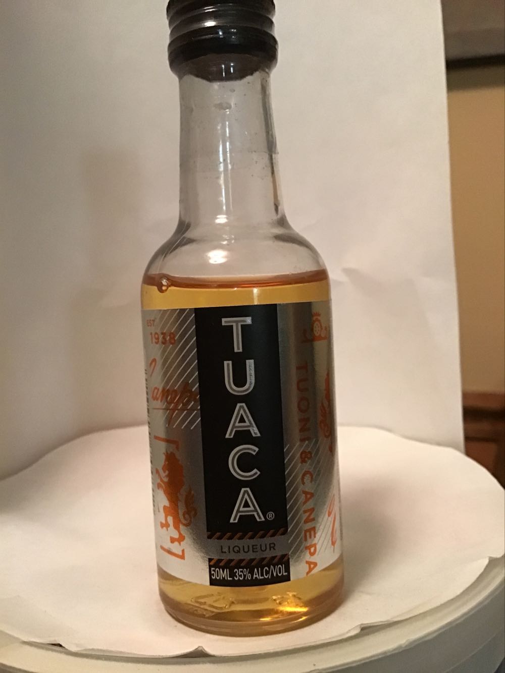 Tuaca - Tuoni & Canepa (1 fl. oz. mL) alcohol collectible - Main Image 2