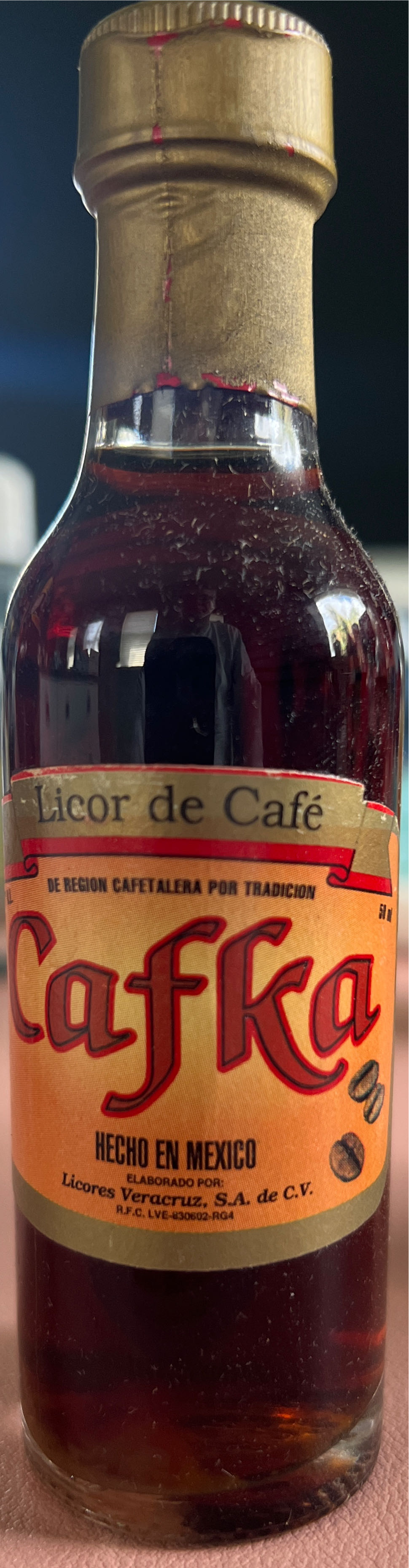 Cafka Licor de Café Mexicano - licor (50 mL) alcohol collectible - Main Image 2