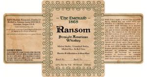 The Emerald 1865 - Ransom Distilling alcohol collectible - Main Image 2