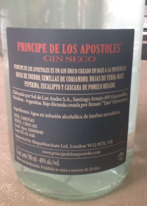 Principe De Los Postoles - Familia Partida S.A. De C.V. (700 mL) alcohol collectible - Main Image 2
